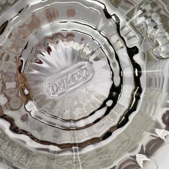 Domex German Beer Stein w/ Pewter Eagle Head Lid Etched Glass Beer Mug - Picture 9 of 10